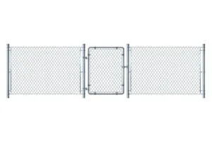Grille métallique de magasin