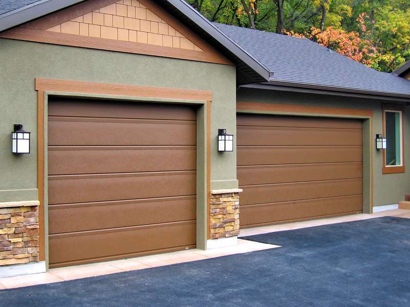 deux types de porte de garage