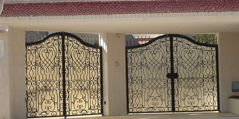 Un portail électrique